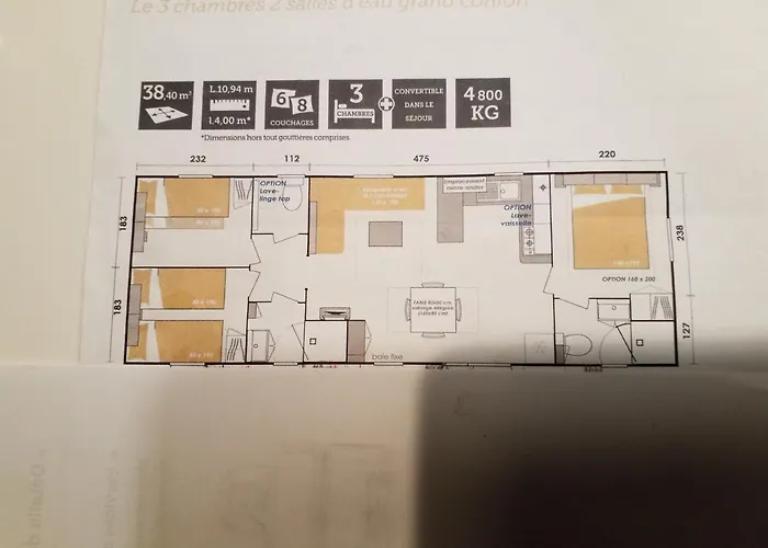 Mobil Aventura 6-8 Personnes Confort Camping